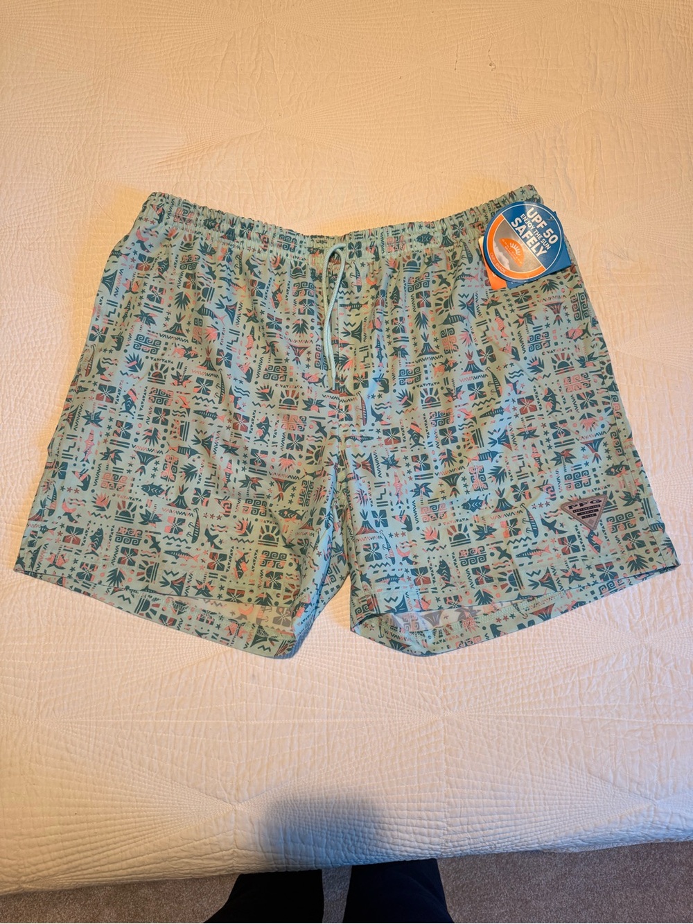 NWT Columbia Men's 6" Inseam PFG Rambler Swim Short